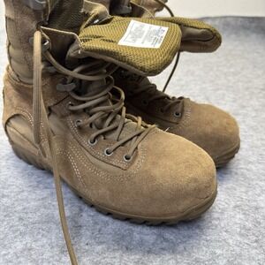 Belleville 533ST Steel Toe Combat Boots Women 8.5R Tan Vibram USA